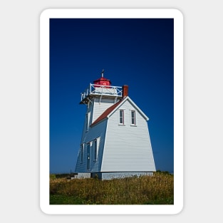 North Rustico Harbour Lighthouse, PEI Sticker
